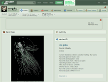 Tablet Screenshot of mr-goku.deviantart.com