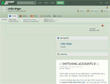 Tablet Screenshot of chibi-driger.deviantart.com
