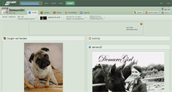 Desktop Screenshot of demuregirl.deviantart.com