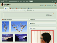 Tablet Screenshot of elen-rikuto.deviantart.com