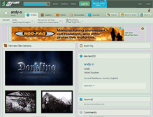 Tablet Screenshot of andy-o.deviantart.com