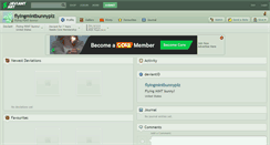 Desktop Screenshot of flyingmintbunnyplz.deviantart.com