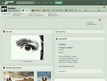 Tablet Screenshot of grehor.deviantart.com