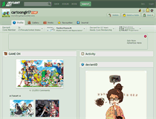 Tablet Screenshot of cartoongirl7.deviantart.com
