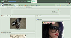 Desktop Screenshot of monsterpaws.deviantart.com