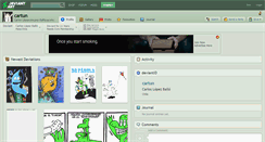 Desktop Screenshot of cartun.deviantart.com