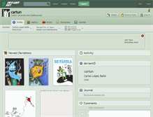 Tablet Screenshot of cartun.deviantart.com