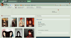 Desktop Screenshot of de-ad.deviantart.com