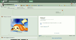Desktop Screenshot of kawaiipikachu12.deviantart.com