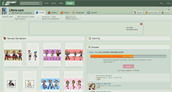 Desktop Screenshot of litera-sure.deviantart.com