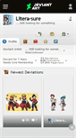 Mobile Screenshot of litera-sure.deviantart.com