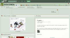 Desktop Screenshot of keelhaul-hedgehog.deviantart.com