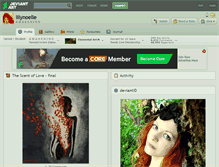 Tablet Screenshot of lilynoelle.deviantart.com