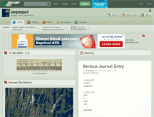 Tablet Screenshot of ampatspell.deviantart.com