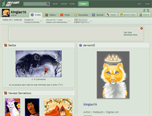 Tablet Screenshot of kinglao16.deviantart.com