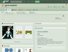Tablet Screenshot of isnt-it-wonderful.deviantart.com