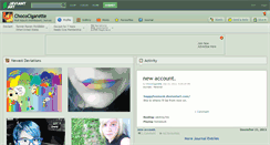Desktop Screenshot of chococigarette.deviantart.com