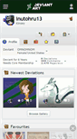 Mobile Screenshot of inutohru13.deviantart.com