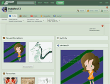 Tablet Screenshot of inutohru13.deviantart.com