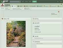 Tablet Screenshot of crestind.deviantart.com