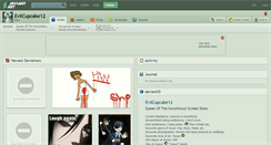 Desktop Screenshot of evilcupcake12.deviantart.com