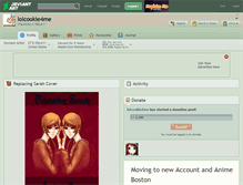Tablet Screenshot of lolcookie4me.deviantart.com