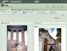 Tablet Screenshot of kn8e.deviantart.com