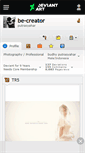 Mobile Screenshot of be-creator.deviantart.com