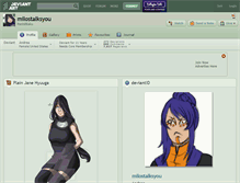 Tablet Screenshot of milostalksyou.deviantart.com