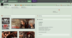 Desktop Screenshot of luxipher.deviantart.com
