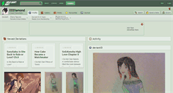 Desktop Screenshot of dddiamond.deviantart.com