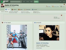 Tablet Screenshot of master-of-unlocking.deviantart.com