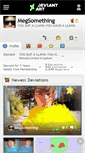 Mobile Screenshot of megsomething.deviantart.com