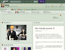 Tablet Screenshot of mifang.deviantart.com