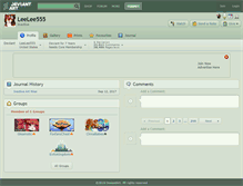 Tablet Screenshot of leelee555.deviantart.com