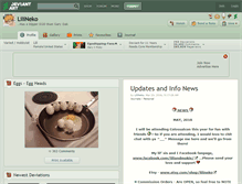 Tablet Screenshot of lilineko.deviantart.com