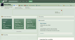Desktop Screenshot of bitch-kitten.deviantart.com