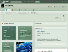 Tablet Screenshot of bitch-kitten.deviantart.com