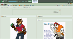 Desktop Screenshot of dogz.deviantart.com