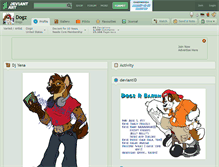 Tablet Screenshot of dogz.deviantart.com