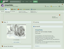 Tablet Screenshot of amayaotaku.deviantart.com