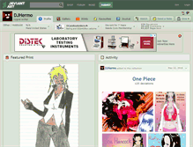 Tablet Screenshot of djhermo.deviantart.com