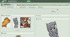 Desktop Screenshot of nemisaurus.deviantart.com