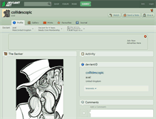 Tablet Screenshot of collidescopic.deviantart.com