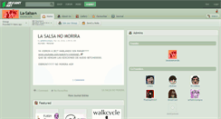 Desktop Screenshot of la-salsa.deviantart.com