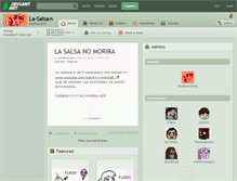 Tablet Screenshot of la-salsa.deviantart.com