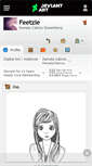 Mobile Screenshot of feetzie.deviantart.com