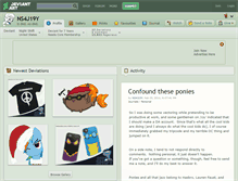 Tablet Screenshot of ns4j19y.deviantart.com