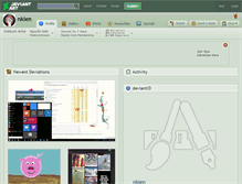 Tablet Screenshot of nkien.deviantart.com