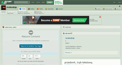 Desktop Screenshot of mrakodrap.deviantart.com